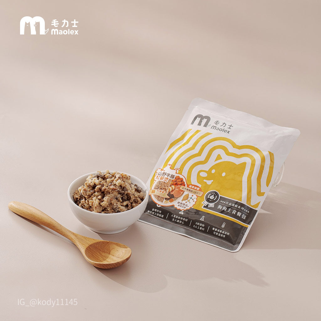 毛力士Maolex,狗狗主食餐包/鮮食,名人/顧客推薦,山野牛豚紅藜煲