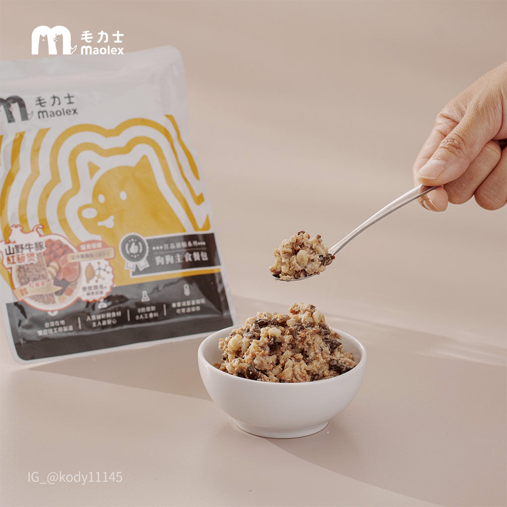 毛力士Maolex,狗狗主食餐包/鮮食,名人/顧客推薦,山野牛豚紅藜煲