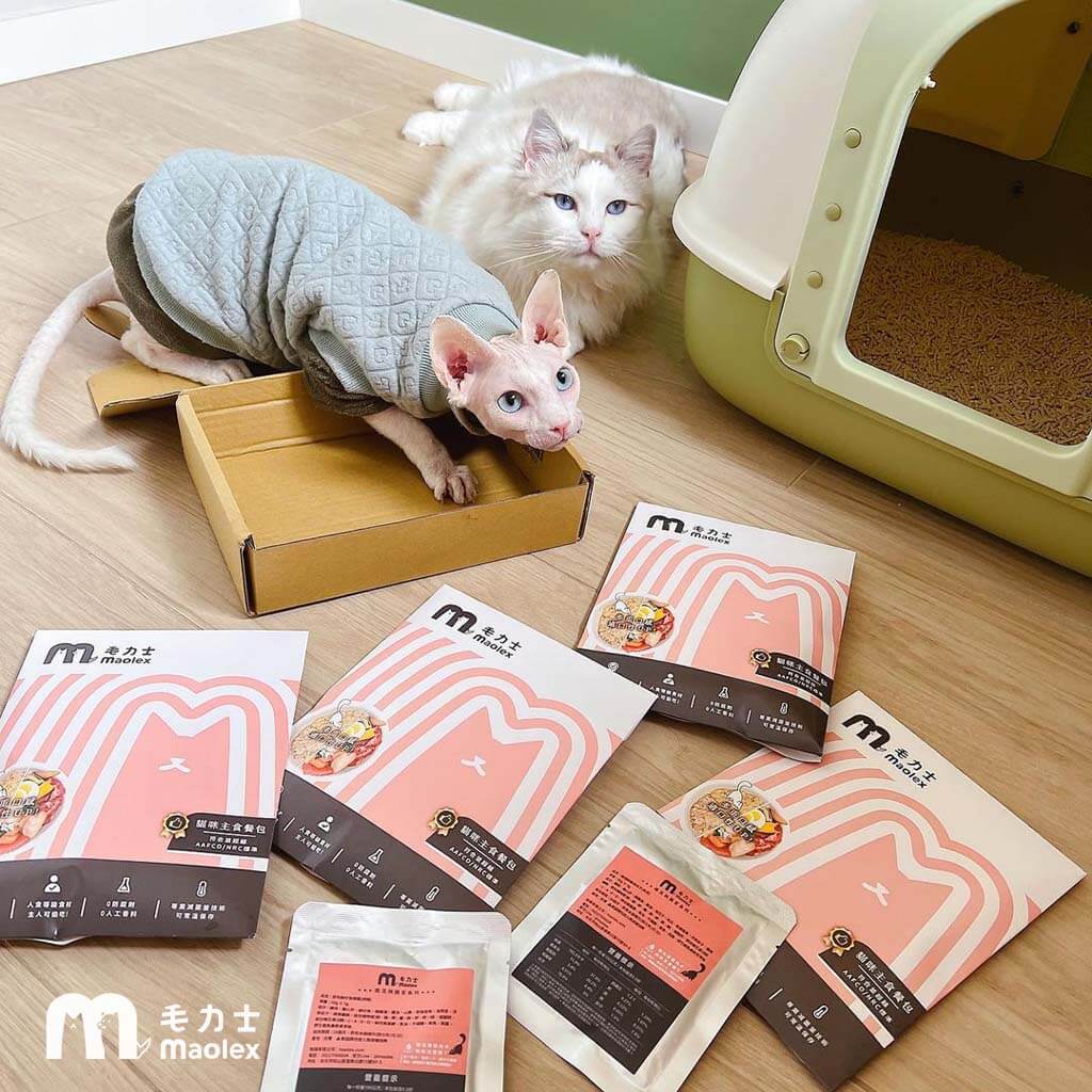 毛力士Maolex-貓咪主食罐/餐包-添加野生鮭魚鼻軟骨萃取,讓主食罐/餐包美味又營養