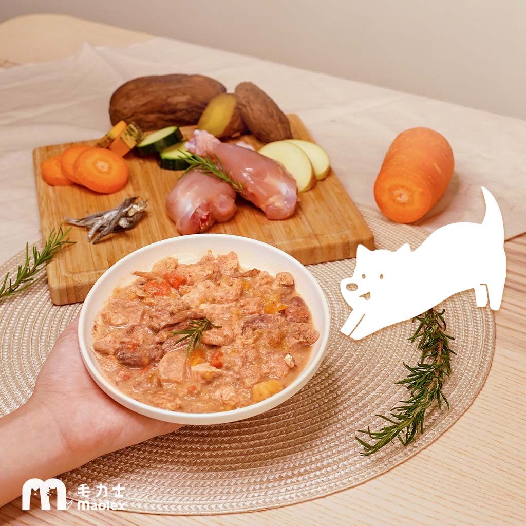 毛力士Maolex-狗狗主食餐包/鮮食-法式迷迭香雞腿小魚