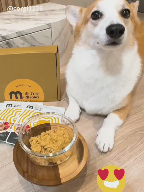 毛力士Maolex，狗狗主食餐包/鮮食，名人/顧客推薦，科基Q比