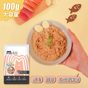 【貓咪主食罐/包】100g大容量 極地鮮味雙嫩魚(肉泥 1-20入)