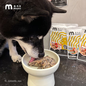 毛力士Maolex，狗狗主食餐包/鮮食，名人/顧客推薦，黑色柴犬多多